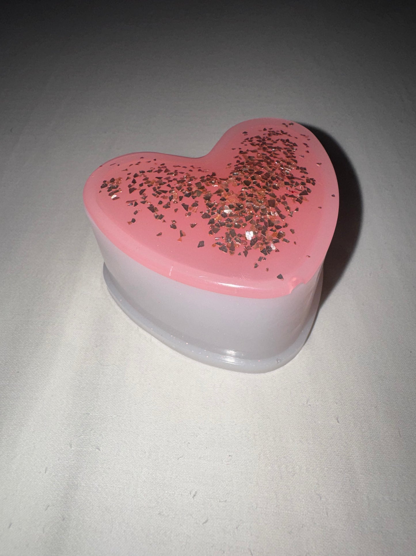 White and Pink Trinket Box