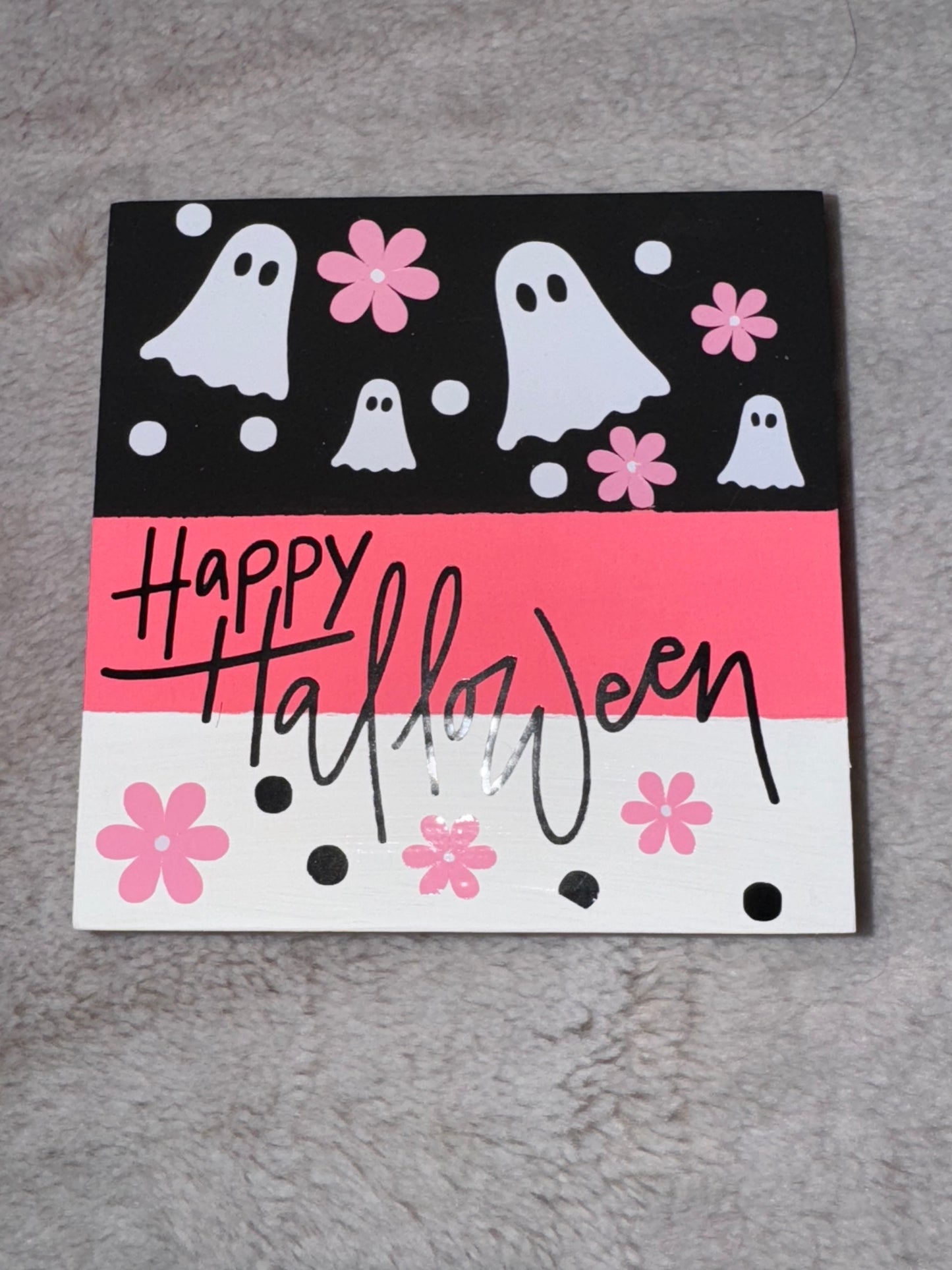 Happy Halloween Wooden Sign