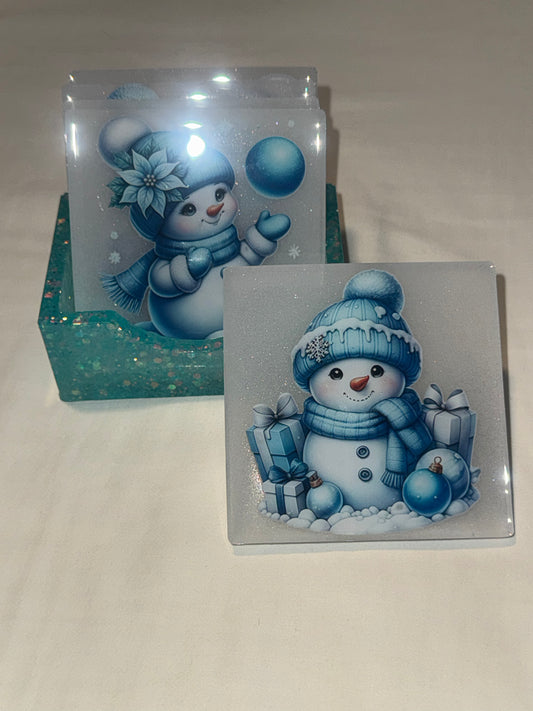 Snowmen Coasters