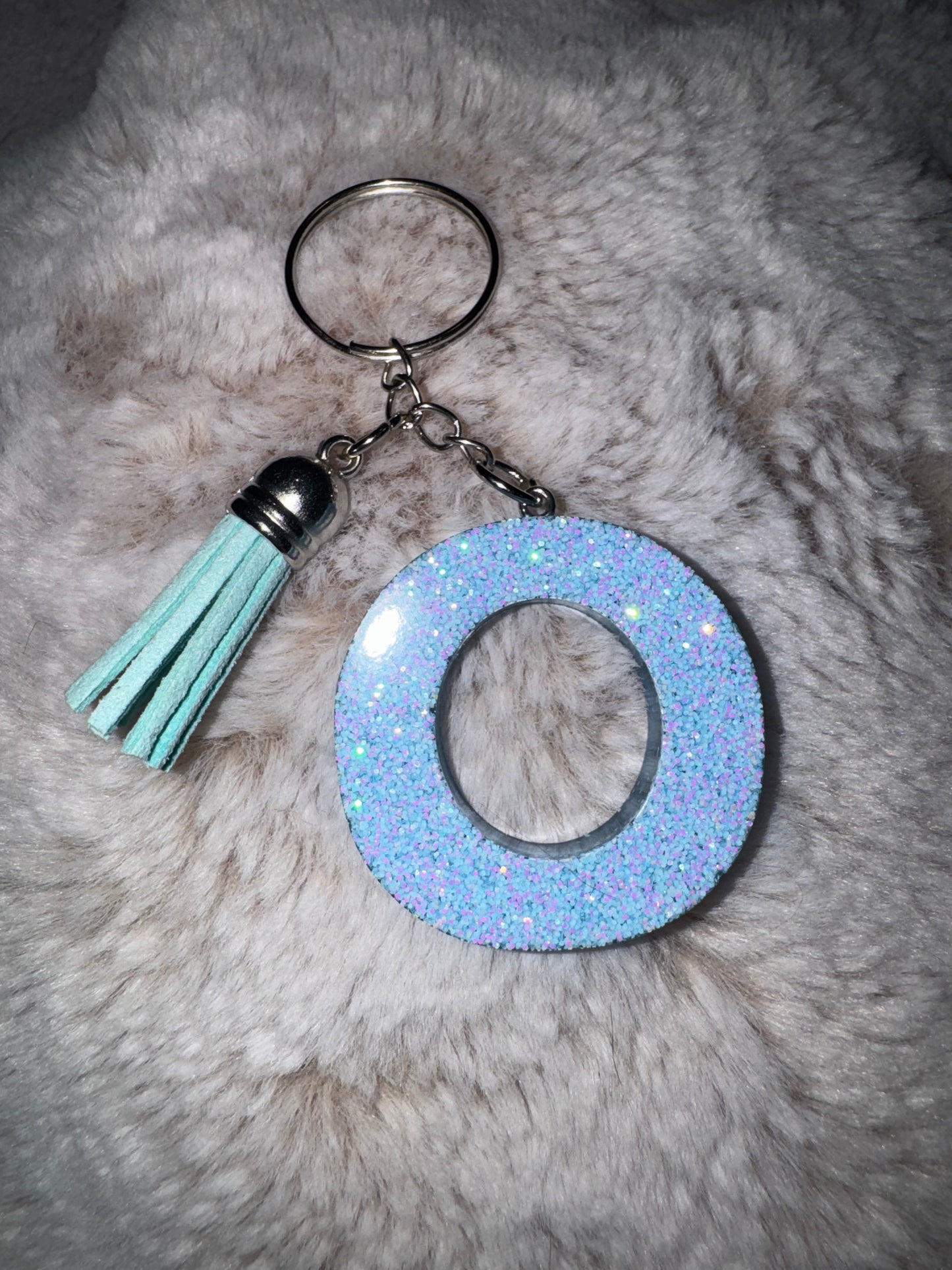 O Blue Keychain