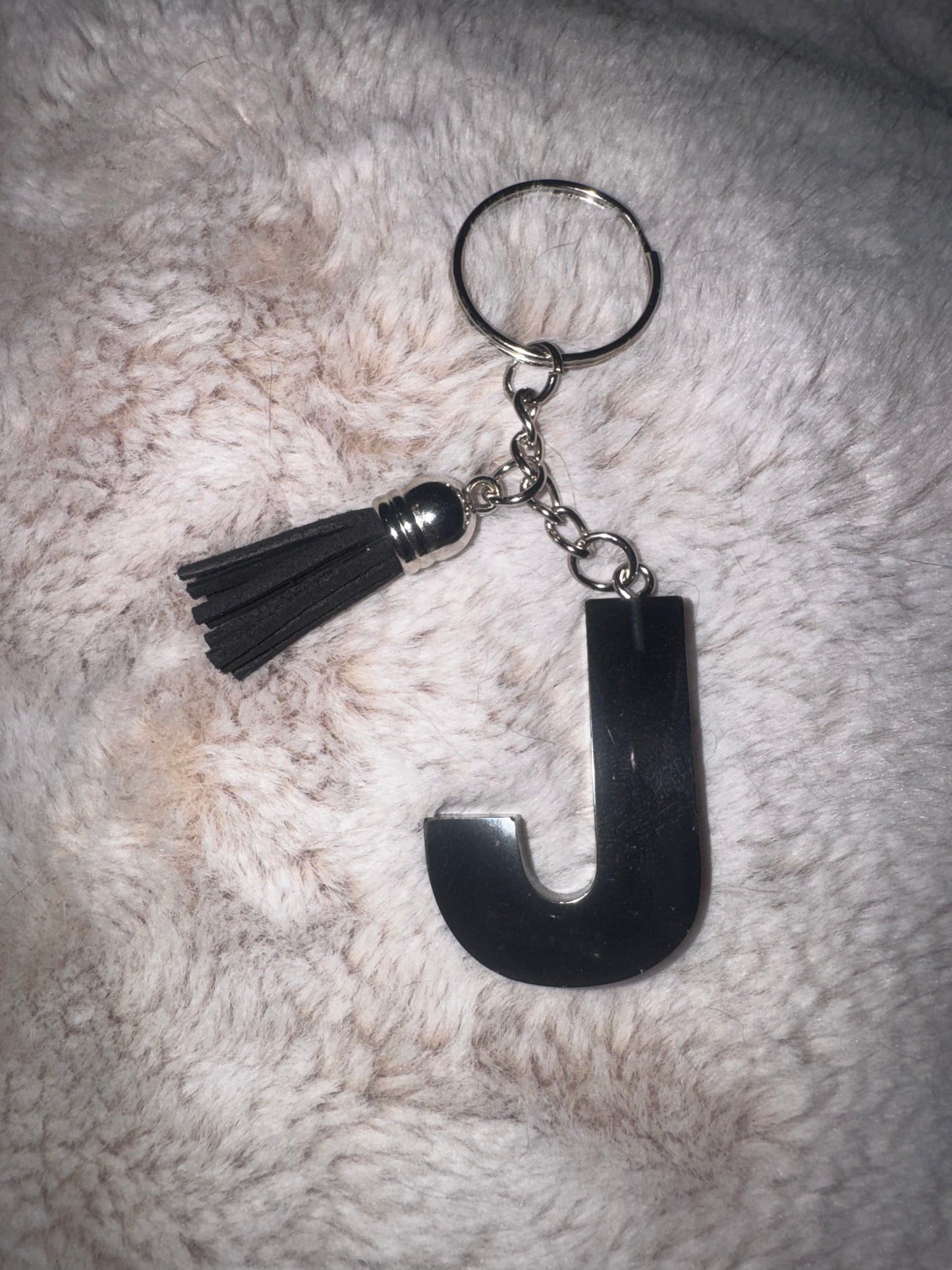 J Black Keychain