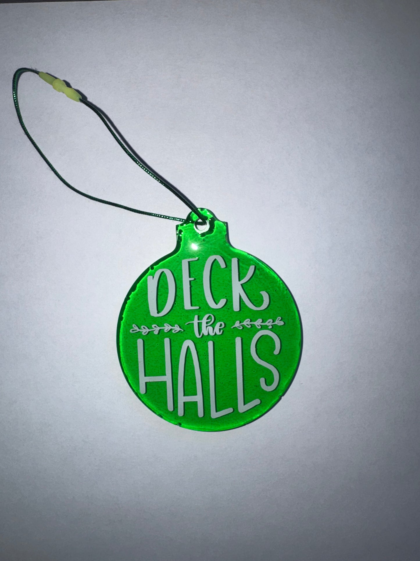 Deck the Halls Green Ornament