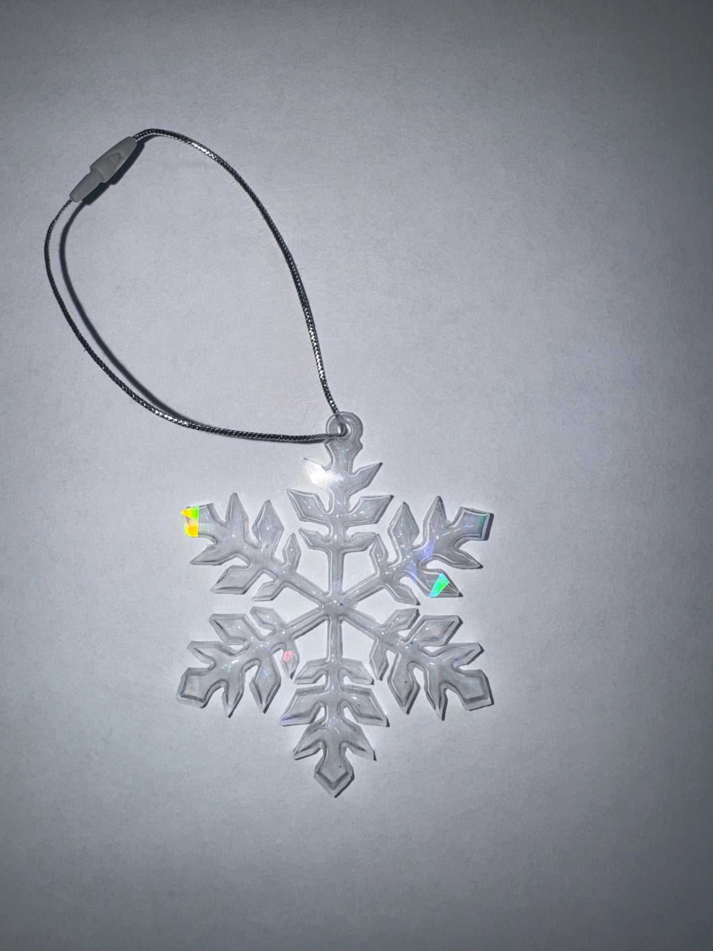 Clear Snowflake Ornament