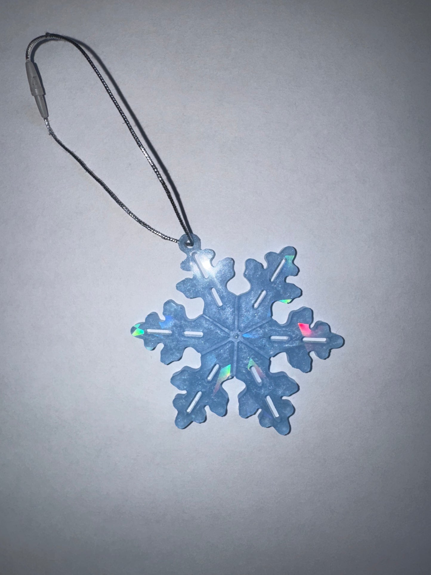 Baby Blue Snowflake Ornament