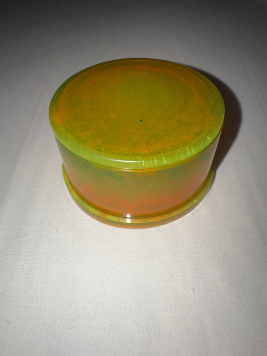 Orange and Green Trinket Box