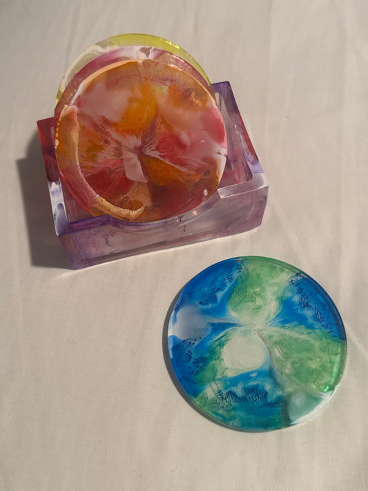 Watercolor Coaster Set