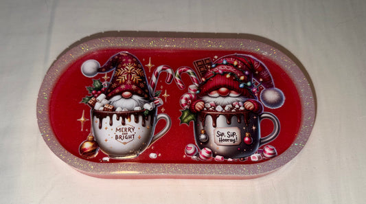 Red / White Gnome Trinket Tray