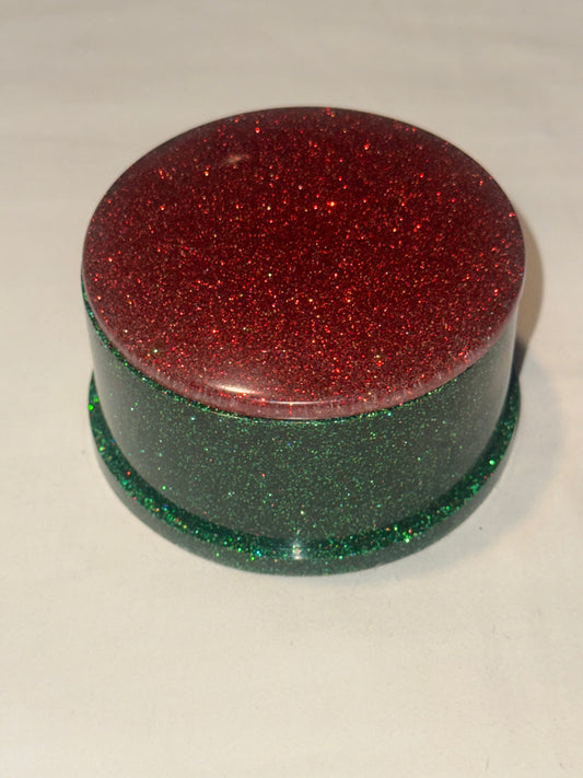 Christmas Circle Trinket Box