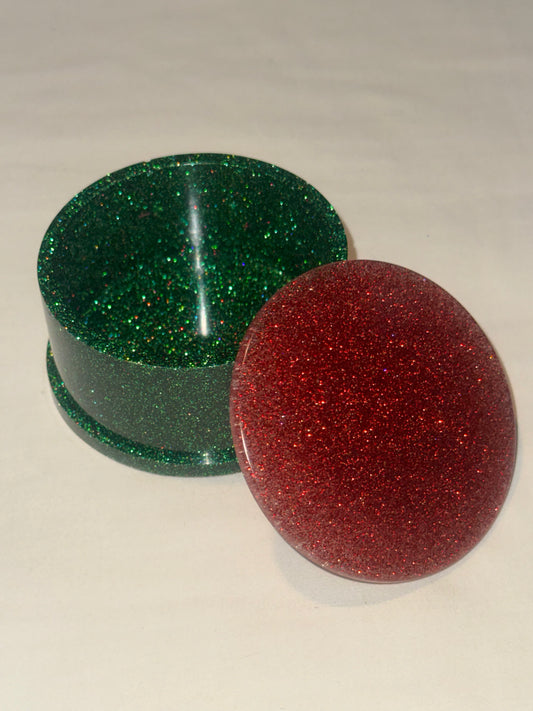 Christmas Circle Trinket Box