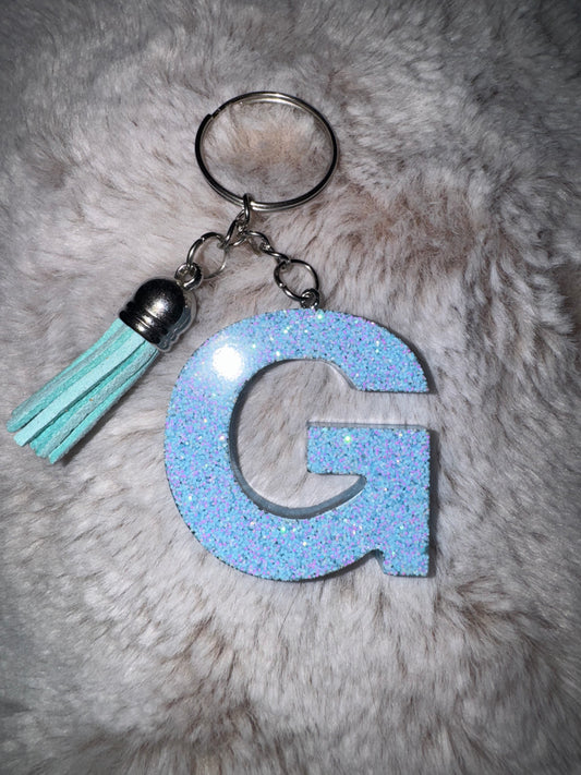 G Baby Blue Keychain