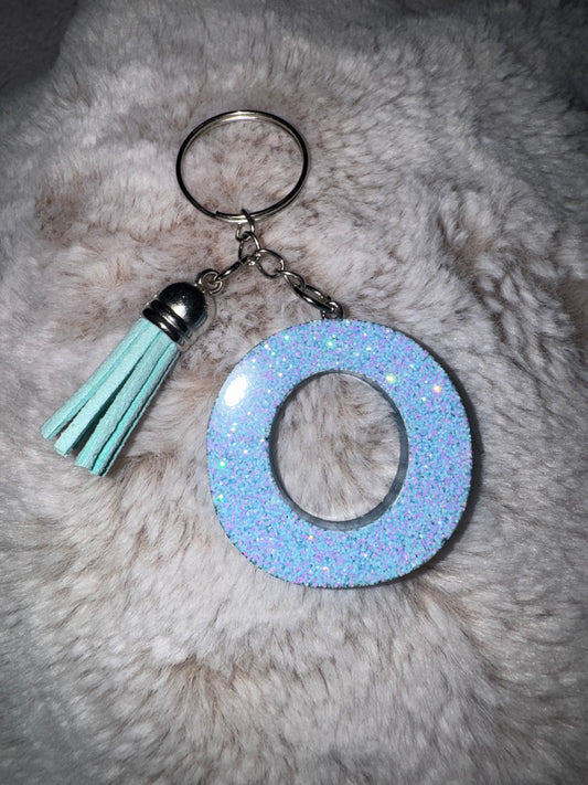 O Blue Keychain