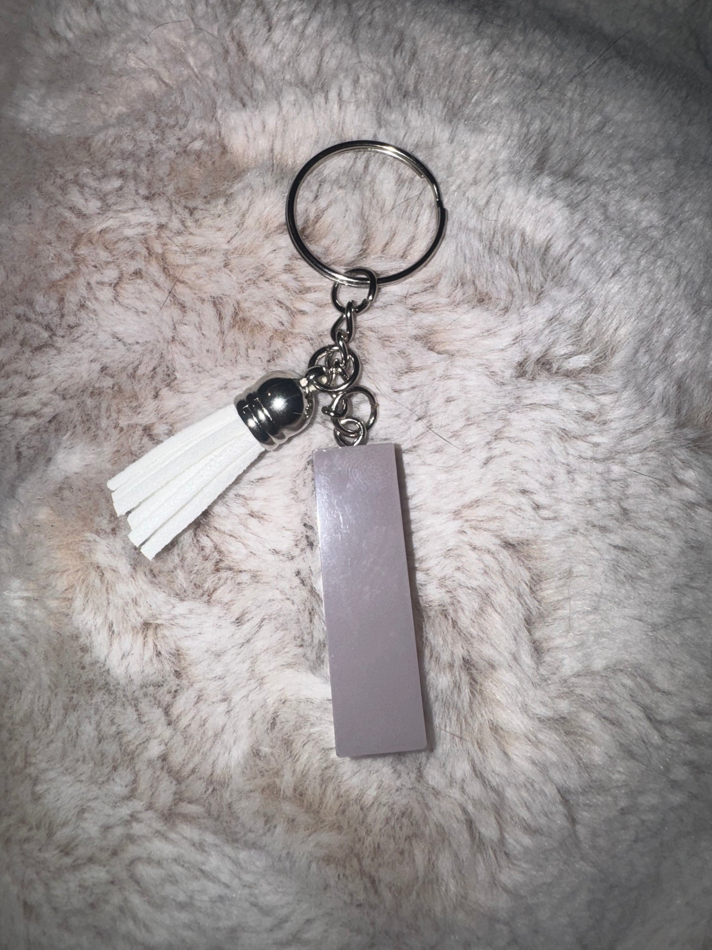 I Gray Keychain
