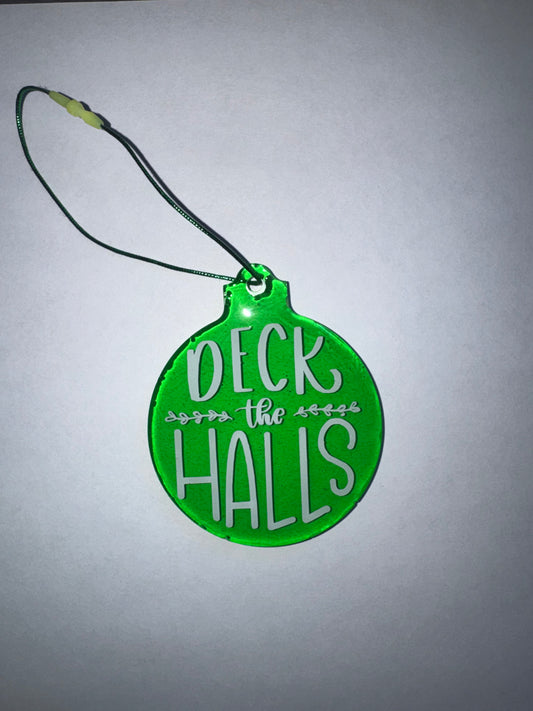 Deck the Halls Green Ornament