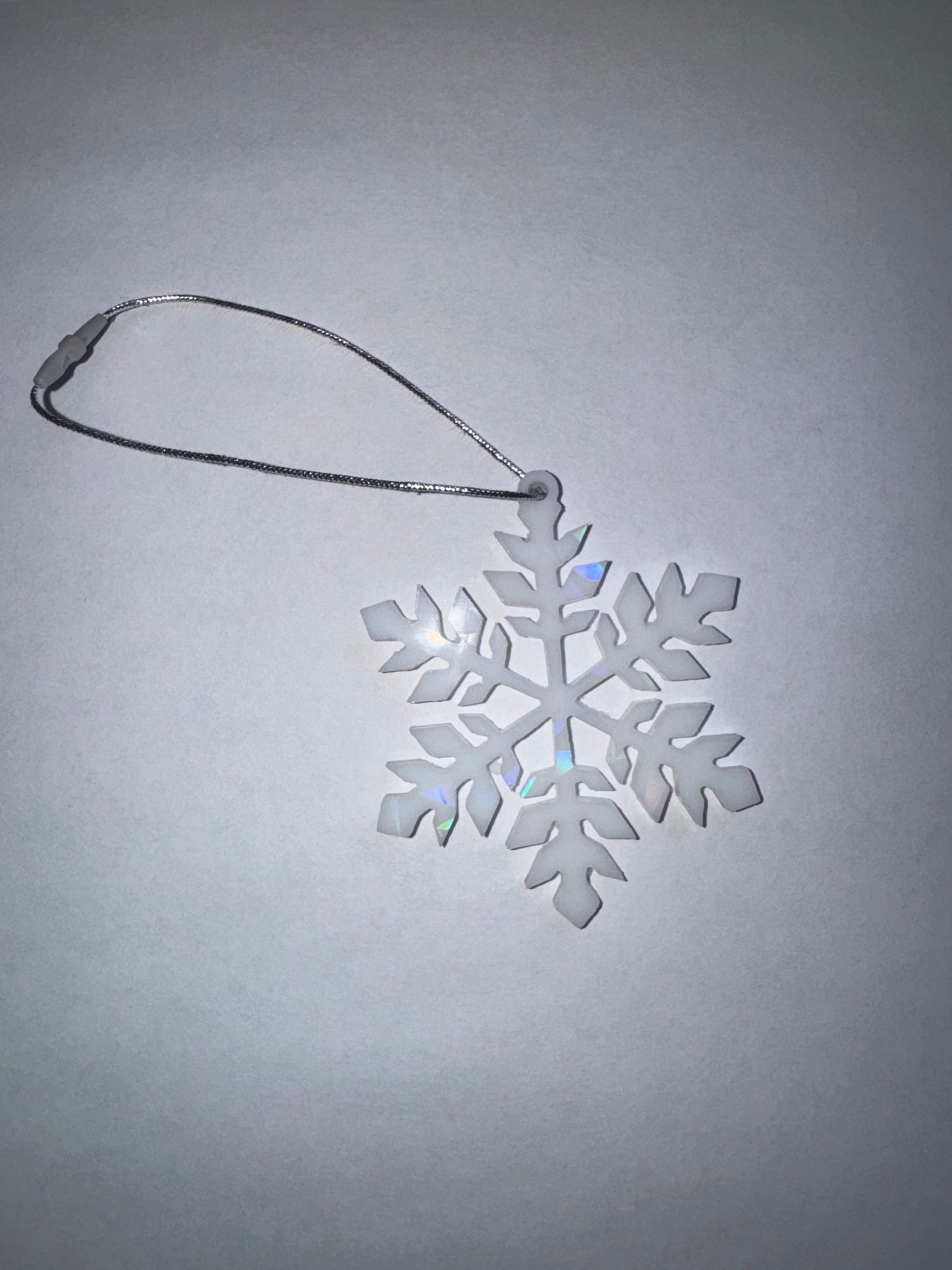 White Snowflake Ornament