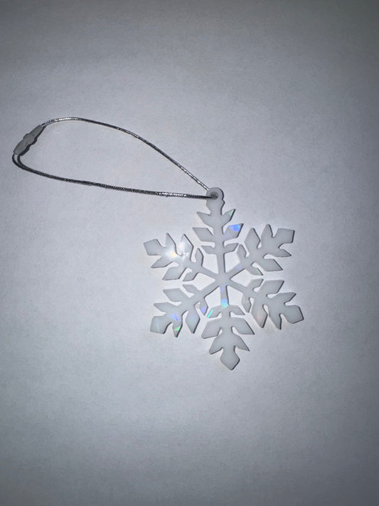 White Snowflake Ornament